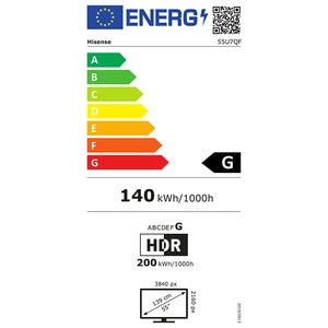 Televizor ULED Smart HISENSE 55U7QF, Ultra HD 4K, HDR, 139cm Televizor ULED Smart HISENSE 55U7QF, Ultra HD 4K, HDR, 139cm