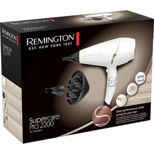 Uscator de par REMINGTON AC7200W, 2200W, 2 viteze, 3 trepte temperatura, alb Uscator de par REMINGTON AC7200W, 2200W, 2 viteze, 3 trepte temperatura, alb