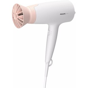 Uscator de par PHILIPS Series 3000 BHD300/00, 1600W, 3 viteze, 3 trepte temperatura, ThermoProtect, roz Uscator de par PHILIPS Series 3000 BHD300/00, 1600W, 3 viteze, 3 trepte temperatura, ThermoProtect, roz