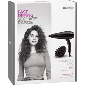 Uscator de par BABYLISS Power Dry D563DE, 2100W, negru Uscator de par BABYLISS Power Dry D563DE, 2100W, negru