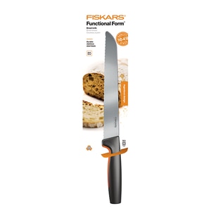 Cutit pentru paine FISKARS Functional Form 1057538, 23cm, inox, negru Cutit pentru paine FISKARS Functional Form 1057538, 23cm, inox, negru