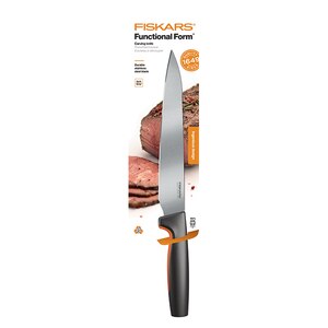 Cutit pentru transat FISKARS Functional Form 1057539, 20cm, otel, negru Cutit pentru transat FISKARS Functional Form 1057539, 20cm, otel, negru