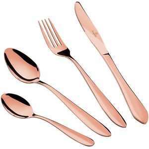 Set tacamuri BERLINGER HAUS BH/2623A, 24 piese, otel, rose gold Set tacamuri BERLINGER HAUS BH/2623A, 24 piese, otel, rose gold