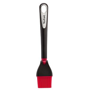 Pensula TEFAL Ingenio K2072414, 32.5cm, silicon, negru-rosu Pensula TEFAL Ingenio K2072414, 32.5cm, silicon, negru-rosu