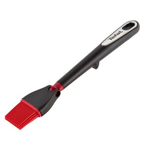 Pensula TEFAL Ingenio K2072414, 32.5cm, silicon, negru-rosu Pensula TEFAL Ingenio K2072414, 32.5cm, silicon, negru-rosu