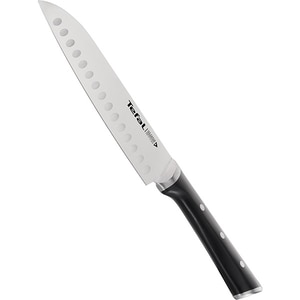 Cutit Santoku TEFAL Ingenio Ice Force K2320614, 18cm, otel, negru Cutit Santoku TEFAL Ingenio Ice Force K2320614, 18cm, otel, negru