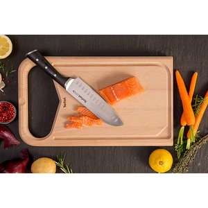 Cutit Santoku TEFAL Ingenio Ice Force K2320614, 18cm, otel, negru Cutit Santoku TEFAL Ingenio Ice Force K2320614, 18cm, otel, negru