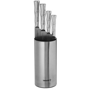 Set cutite SAMURA Bamboo SBA-05, 5 piese, otel, 8.5 - 19.4cm, otel, argintiu Set cutite SAMURA Bamboo SBA-05, 5 piese, otel, 8.5 - 19.4cm, otel, argintiu