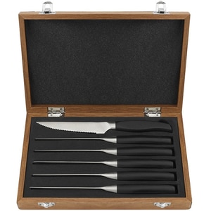 Set cutite friptura ZOKURA Z1035, 7 piese, 11.5cm, otel, negru Set cutite friptura ZOKURA Z1035, 7 piese, 11.5cm, otel, negru