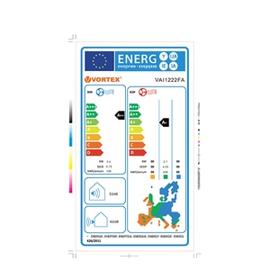 Aer conditionat VORTEX VAI1222FA, 12000 BTU, A++/A+, Functie incalzire, Dezumidificare, Inverter, iFeel, kit instalare inclus, alb Aer conditionat VORTEX VAI1222FA, 12000 BTU, A++/A+, Functie incalzire, Dezumidificare, Inverter, iFeel, kit instalare inclus, alb
