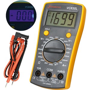 Multimetru digital SMA VC 830L, 9V, ecran digital Multimetru digital SMA VC 830L, 9V, ecran digital
