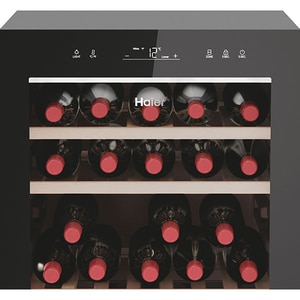 Racitor de vinuri HAIER HWS77GDAU1, 77 sticle, H 127 cm, Clasa G, Wi-Fi, negru Racitor de vinuri HAIER HWS77GDAU1, 77 sticle, H 127 cm, Clasa G, Wi-Fi, negru