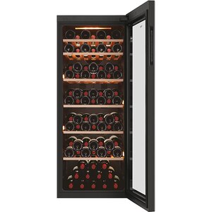 Racitor de vinuri HAIER HWS84GA, 84 sticle, H 127 cm, Clasa G, negru Racitor de vinuri HAIER HWS84GA, 84 sticle, H 127 cm, Clasa G, negru