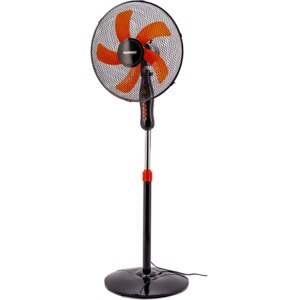 Ventilator cu picior DAEWOO DDV166, 3 trepte de viteza, 40 cm, 45W, negru-rosu Ventilator cu picior DAEWOO DDV166, 3 trepte de viteza, 40 cm, 45W, negru-rosu