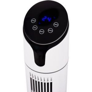 Ventilator turn DAEWOO DDV200, 3 trepte de viteza, 55W, alb-negru Ventilator turn DAEWOO DDV200, 3 trepte de viteza, 55W, alb-negru