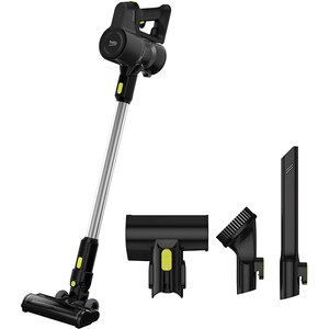 Aspirator vertical BEKO ErgoClean VRT51225VB, 0.55l, 25.2V, autonomie max 45 min, PerformCyclone, negru-argintiu Aspirator vertical BEKO ErgoClean VRT51225VB, 0.55l, 25.2V, autonomie max 45 min, PerformCyclone, negru-argintiu