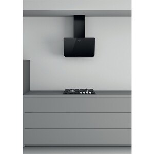 Hota decorativa WHIRLPOOL WHVP 65F LM K, 1 motor, 375 m3/h, L 60 cm, negru Hota decorativa WHIRLPOOL WHVP 65F LM K, 1 motor, 375 m3/h, L 60 cm, negru