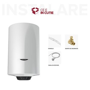 Boiler electric ARISTON Pro 1 ECO, 100l, 1800W, alb Boiler electric ARISTON Pro 1 ECO, 100l, 1800W, alb