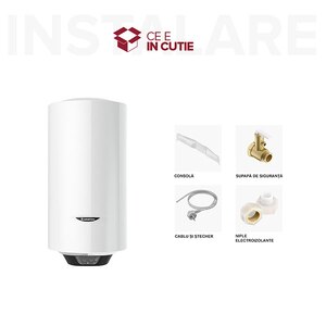 Boiler electric ARISTON Pro 1 ECO, 80l, 1800W, alb Boiler electric ARISTON Pro 1 ECO, 80l, 1800W, alb