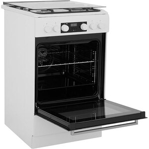 Aragaz WHIRLPOOL WS5G8CHW/E, 4 arzatoare, Gaz + Electric, L 50 cm, alb Aragaz WHIRLPOOL WS5G8CHW/E, 4 arzatoare, Gaz + Electric, L 50 cm, alb