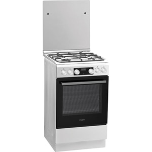 Aragaz WHIRLPOOL WS5G8CHW/E, 4 arzatoare, Gaz + Electric, L 50 cm, alb Aragaz WHIRLPOOL WS5G8CHW/E, 4 arzatoare, Gaz + Electric, L 50 cm, alb