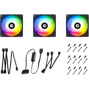 Kit 3 ventilatoare ID-COOLING XF-12025 ARGB, 120mm, XF-12025-ARGB-3 Kit 3 ventilatoare ID-COOLING XF-12025 ARGB, 120mm, XF-12025-ARGB-3