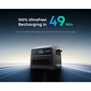 Statie de incarcare ANKER Solix C1000X, 1056Wh, 1800W, Generatia 2, negru Statie de incarcare ANKER Solix C1000X, 1056Wh, 1800W, Generatia 2, negru