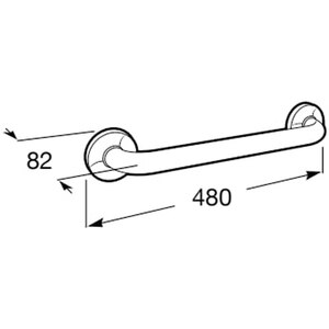 Bara sprijin cada ROCA Acces Comfort A816927001, 40 cm, crom Bara sprijin cada ROCA Acces Comfort A816927001, 40 cm, crom
