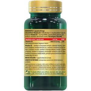 Supliment Vitamina D3 5000 UI, 30 capsule, COSMO PHARM Supliment Vitamina D3 5000 UI, 30 capsule, COSMO PHARM