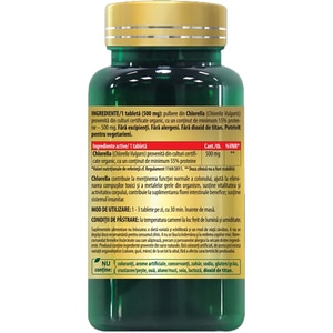 Supliment Chlorella 500 mg, 30 tablete, COSMO PHARM Supliment Chlorella 500 mg, 30 tablete, COSMO PHARM