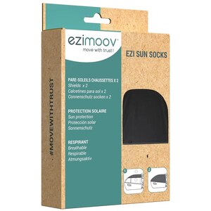 Set parasolare EZIMOOV Socks EZ1502, 2 buc, negru Set parasolare EZIMOOV Socks EZ1502, 2 buc, negru