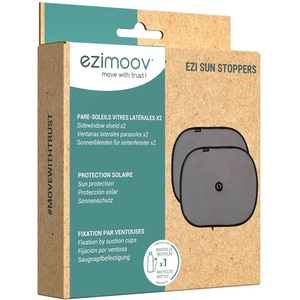 Set parasolare auto EZIMOOV Stoppers EZ1503, 2 buc, negru Set parasolare auto EZIMOOV Stoppers EZ1503, 2 buc, negru