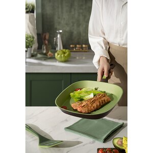 Tigaie grill AMERCOOK Avocado AC0108408.28, 28 cm, aluminiu forjat, negru-verde Tigaie grill AMERCOOK Avocado AC0108408.28, 28 cm, aluminiu forjat, negru-verde