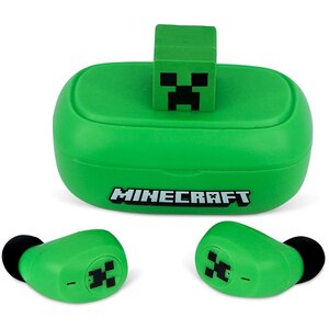 Casti pentru copii OTL Minecraft 3D Character, Bluetooth, In-ear, Microfon, verde Casti pentru copii OTL Minecraft 3D Character, Bluetooth, In-ear, Microfon, verde