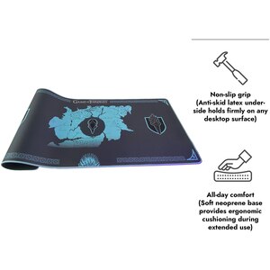 Mouse Pad Gaming Game of Thrones Night XXL, negru Mouse Pad Gaming Game of Thrones Night XXL, negru