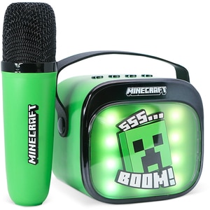 Boxa portabila OTL Minecraft PopSing, Bluetooth, verde Boxa portabila OTL Minecraft PopSing, Bluetooth, verde