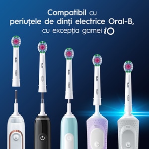 Rezerve periuta de dinti electrica ORAL-B Pro 3D White, 4buc Rezerve periuta de dinti electrica ORAL-B Pro 3D White, 4buc