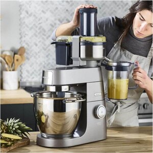 Accesoriu storcator fructe KENWOOD AT641, argintiu-negru Accesoriu storcator fructe KENWOOD AT641, argintiu-negru