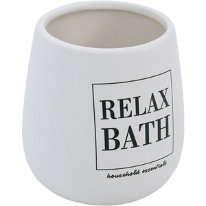 Pahar baie BISK Grama 05599, ceramica, alb Pahar baie BISK Grama 05599, ceramica, alb