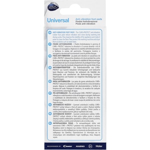 Picioruse antivibratie din cauciuc CANDY Care+Protect CAF1001, 4 bucati Picioruse antivibratie din cauciuc CANDY Care+Protect CAF1001, 4 bucati