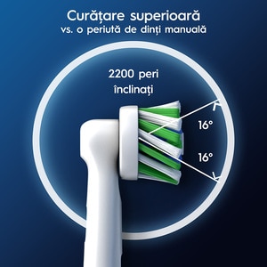 Rezerve periuta de dinti electrica ORAL-B Pro Cross Action, 2buc Rezerve periuta de dinti electrica ORAL-B Pro Cross Action, 2buc
