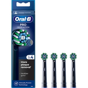Rezerve periuta de dinti electrica ORAL-B Pro Cross Action Negru, 4buc Rezerve periuta de dinti electrica ORAL-B Pro Cross Action Negru, 4buc