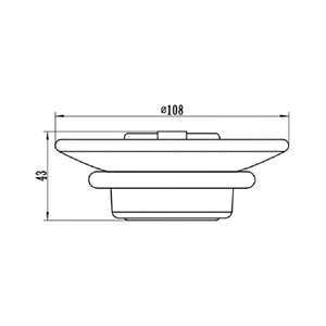 Suport sapun FERRO Cascata E02, crom Suport sapun FERRO Cascata E02, crom