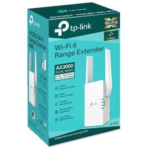 Wireless Range Extender TP-LINK RE705X AX3000, 2402 Mbps, alb Wireless Range Extender TP-LINK RE705X AX3000, 2402 Mbps, alb
