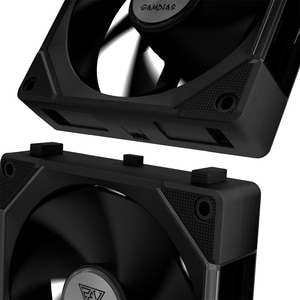 Set 3 ventilatoare GAMDIAS Aeolus P2-1203 ARGB, 3x120mm, AEOLUS-P2-1203, negru Set 3 ventilatoare GAMDIAS Aeolus P2-1203 ARGB, 3x120mm, AEOLUS-P2-1203, negru