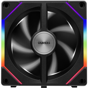 Set 3 ventilatoare GAMDIAS Aeolus P2-1203 ARGB, 3x120mm, AEOLUS-P2-1203, negru Set 3 ventilatoare GAMDIAS Aeolus P2-1203 ARGB, 3x120mm, AEOLUS-P2-1203, negru