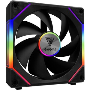 Set 3 ventilatoare GAMDIAS Aeolus P2-1203 ARGB, 3x120mm, AEOLUS-P2-1203, negru Set 3 ventilatoare GAMDIAS Aeolus P2-1203 ARGB, 3x120mm, AEOLUS-P2-1203, negru