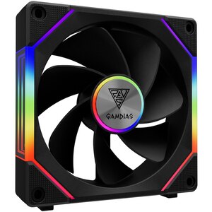 Set 3 ventilatoare GAMDIAS Aeolus P2-1203 ARGB, 3x120mm, AEOLUS-P2-1203, negru Set 3 ventilatoare GAMDIAS Aeolus P2-1203 ARGB, 3x120mm, AEOLUS-P2-1203, negru