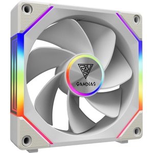 Set 3 ventilatoare GAMDIAS Aeolus P2-1203 WH ARGB, 3x120mm, AEOLUS-P2-1203-WH, alb Set 3 ventilatoare GAMDIAS Aeolus P2-1203 WH ARGB, 3x120mm, AEOLUS-P2-1203-WH, alb
