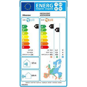 Aer conditionat HISENSE UniPure, 12000 BTU, A+++/A++, Functie Incalzire, Wi-Fi, alb Aer conditionat HISENSE UniPure, 12000 BTU, A+++/A++, Functie Incalzire, Wi-Fi, alb